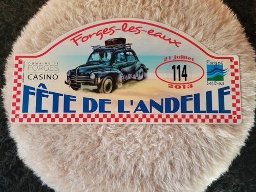 Plaque rallye - de,