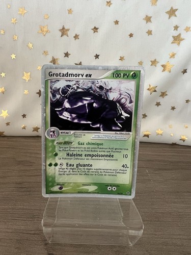Carte pokémon grotadmorv - grotadmorv, ex