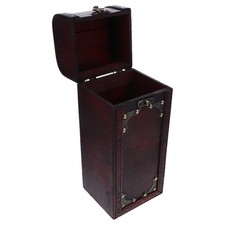  Coffret À Vin Rétro Boite Rangement Bois Bouteille De Étui Transport Caisses