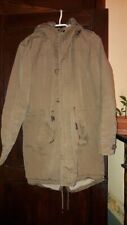 Parka manteau homme marron avec capuche T M