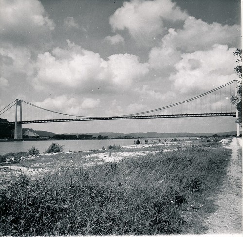 Tancarville 1960 le pont - -,