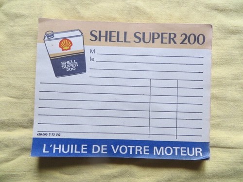 Huile shell super 200 - huile, petit