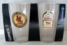 Collector , coffret de 2 verres GUINNESS , 59 cl , VINTAGE , ref GN25
