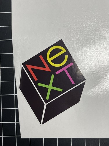 Next computer cube - next, decal