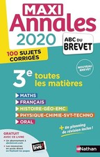 Maxi-Annales ABC du Brevet 2020 - Collectif