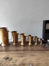6 Mesures En Laiton Ancienne