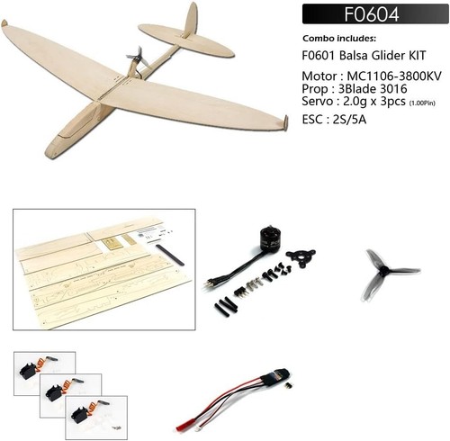 Planeur sparrow 620mm kit - planeur,