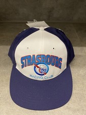 Casquette vintage retro football 90s Racing Strasbourg Amcap taille unique neuf