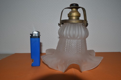 Ancienne tulipe verre - ancienne,