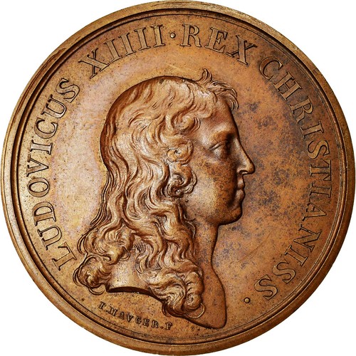 France médaille louis xiv - france,,