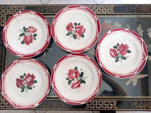 Ancienne assiette plate - ancienne,