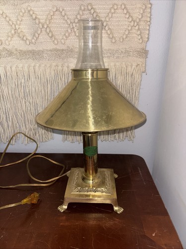 Vintage brass lamp paris - vintage,