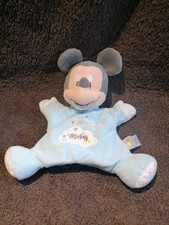Doudou marionnette Mickey bleu