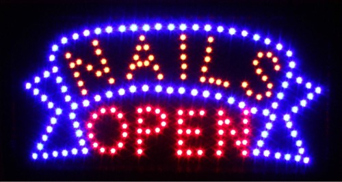 Nails open led - open, panneau