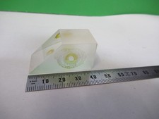 Antique Bausch Lomb Verre Prismes Optiques Microscope Pièce Comme sur la Photo