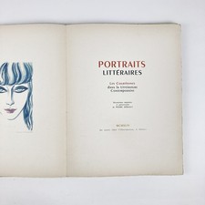 PIERRE HÉRAULT :  PORTRAIT LITTÉRAIRES COURTISANES . EO N° 1/4 DESSINS ORIGINAUX