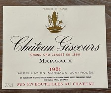 Étiquette de Château