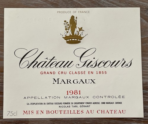 étiquette château - de,