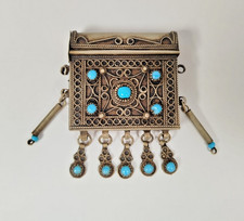 PENDENTIF Amulette Coran TALISMAN Touareg Ethnique Metal Bijou Oriental E38