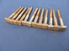 12 gros tirefonds boulons vis