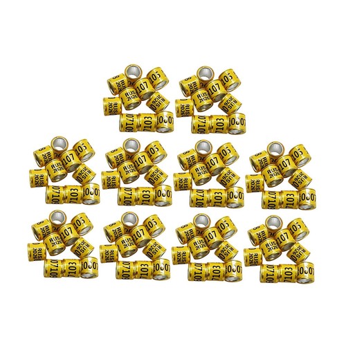 100 bagues identification - 100,