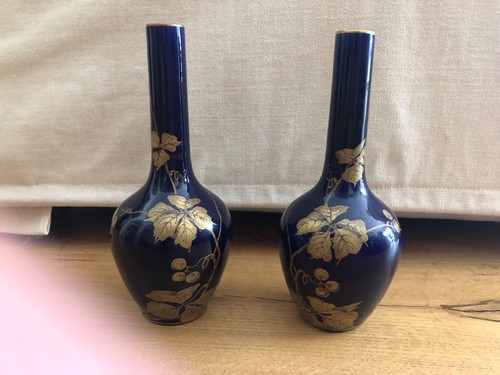 Paire vases soliflores - paire,
