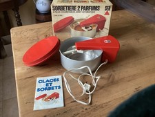 Sorbetière Seb 2 Parfums Vintage Année 1970 Orange