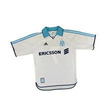 Maillot football vintage Olympique de Marseille #7 Pires saison 1998-1999