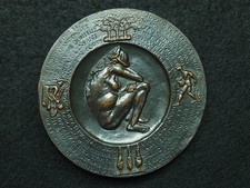 MEDAILLE ART BRONZE 63mm de METZ LOEKI à VINCENT VAN GOGH 1853-1890