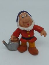 ANCIENNE FIGURINE PVC PLASTIQUE DISNEY NAIN DE BLANCHE NEIGE AVEC ARROSOIR