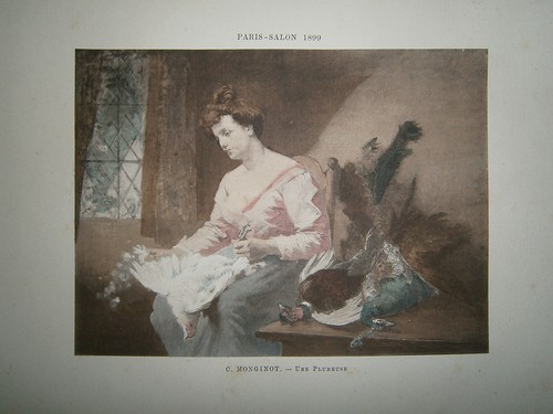 Gravure 1899 couleur - gravure,