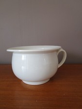 ANCIEN POT DE CHAMBRE / VASE DE NUIT  BLANC DE  DIGOIN SARREGUEMINES