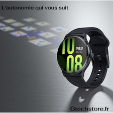 Montre Connectée Solar Lite - Écran 1.38" HD, Appel Vocal, 100+ Sports, Cardio, 