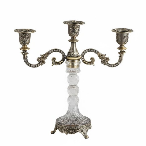 Candélabre cristal et - candélabre,