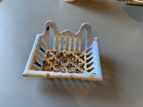Ancien porte savon fonte - porte,