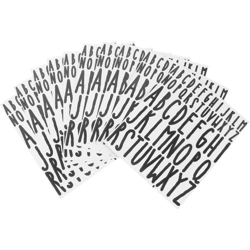 Sheets lettre autocollante - lettre,