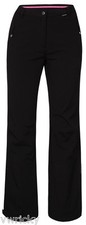 Ice Peak Riksu Femmes Noir Ski Pantalon Court Jambe Extensible Sz 8-30