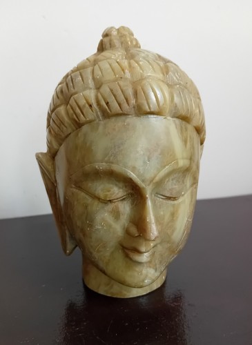 Grande tête bouddha - grande, pierre