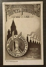 Dépt 59 - Saint Amand les Eaux - manufacture de faiences et porcelaines