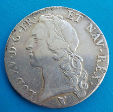 Louis XV , écu au bandeau 1745 I Limoges , Sobin 1 ex. , Clairand R2 !