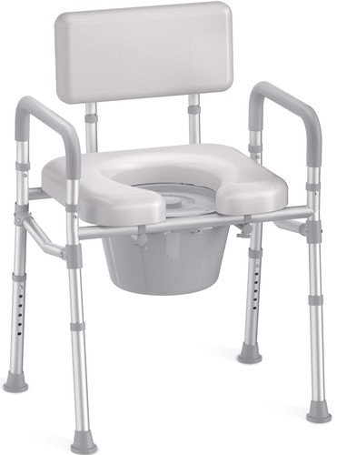 Bedside commode toilet padded - bedside,