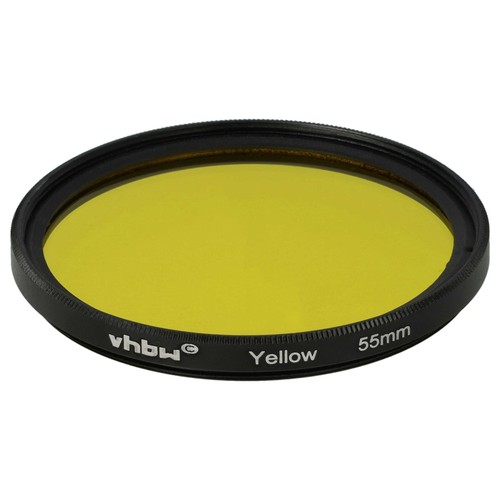 Filtre couleur jaune objectif