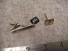  Lot of 2 Mens Tie Clips & one