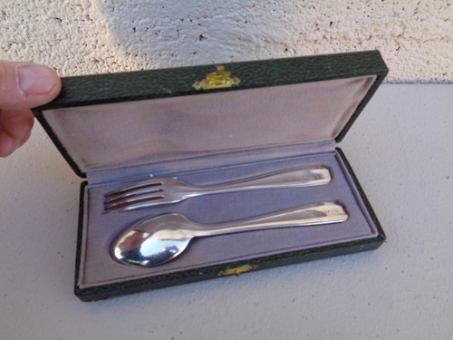 Couvert bapteme metal - couvert, en