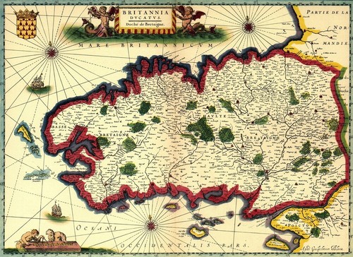 Reproduction carte ancienne - ,