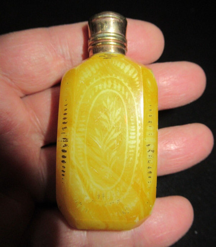 Ancien flacon cristal argent - flacon,