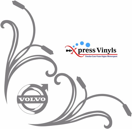 Truck window decals 2 - window, x