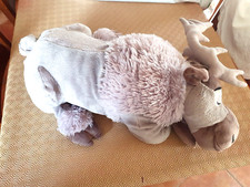 Peluche Doudou  Coussin ,Renne, dort, Disney La Reine Des Neiges 60cm