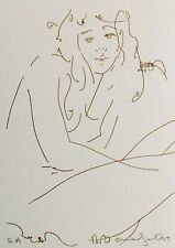 Alain BONNEFOIT - "Nu" - Lithographie originale signée, 1995 - (2)