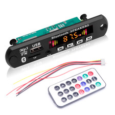 Module Radio Fm MP3 12V 2x3W AJX-019BT USB SD Bluetooth 5.0 Aux Avec Distance